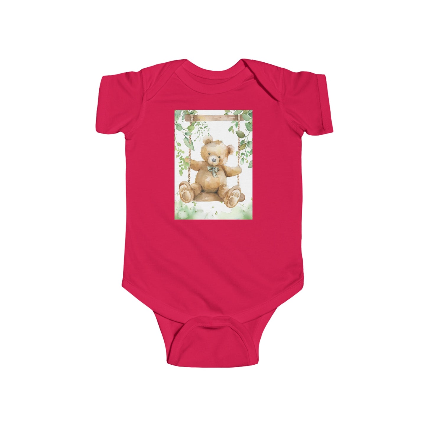 teddy bear swing Infant Fine Jersey Bodysuit