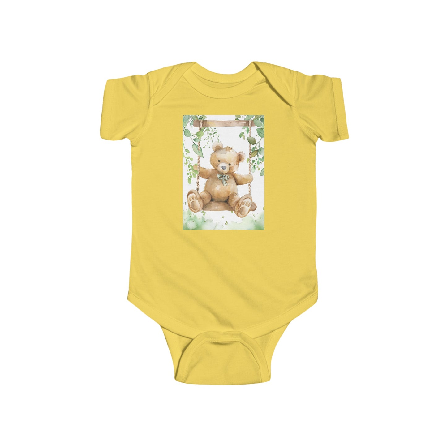 teddy bear swing Infant Fine Jersey Bodysuit