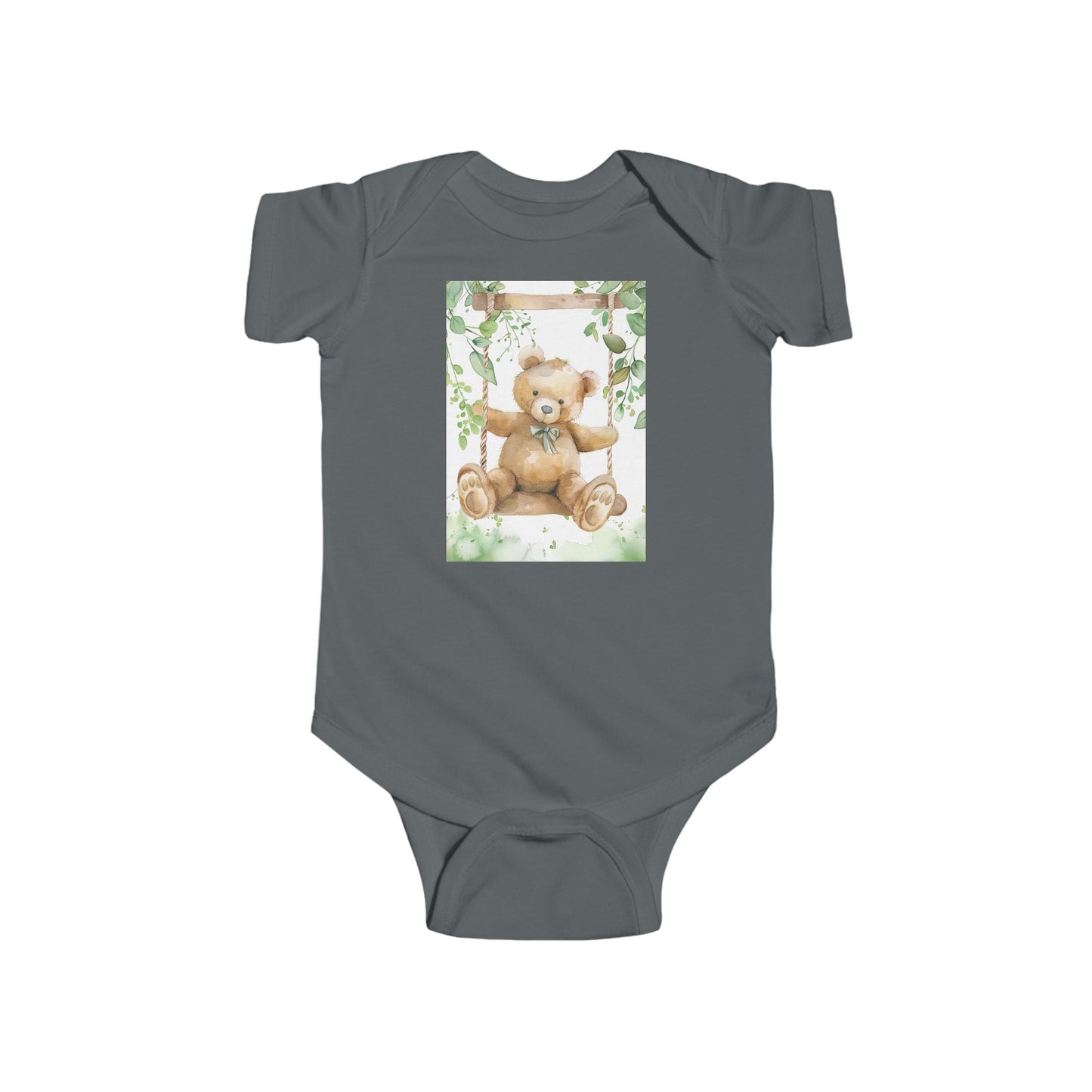 teddy bear swing Infant Fine Jersey Bodysuit