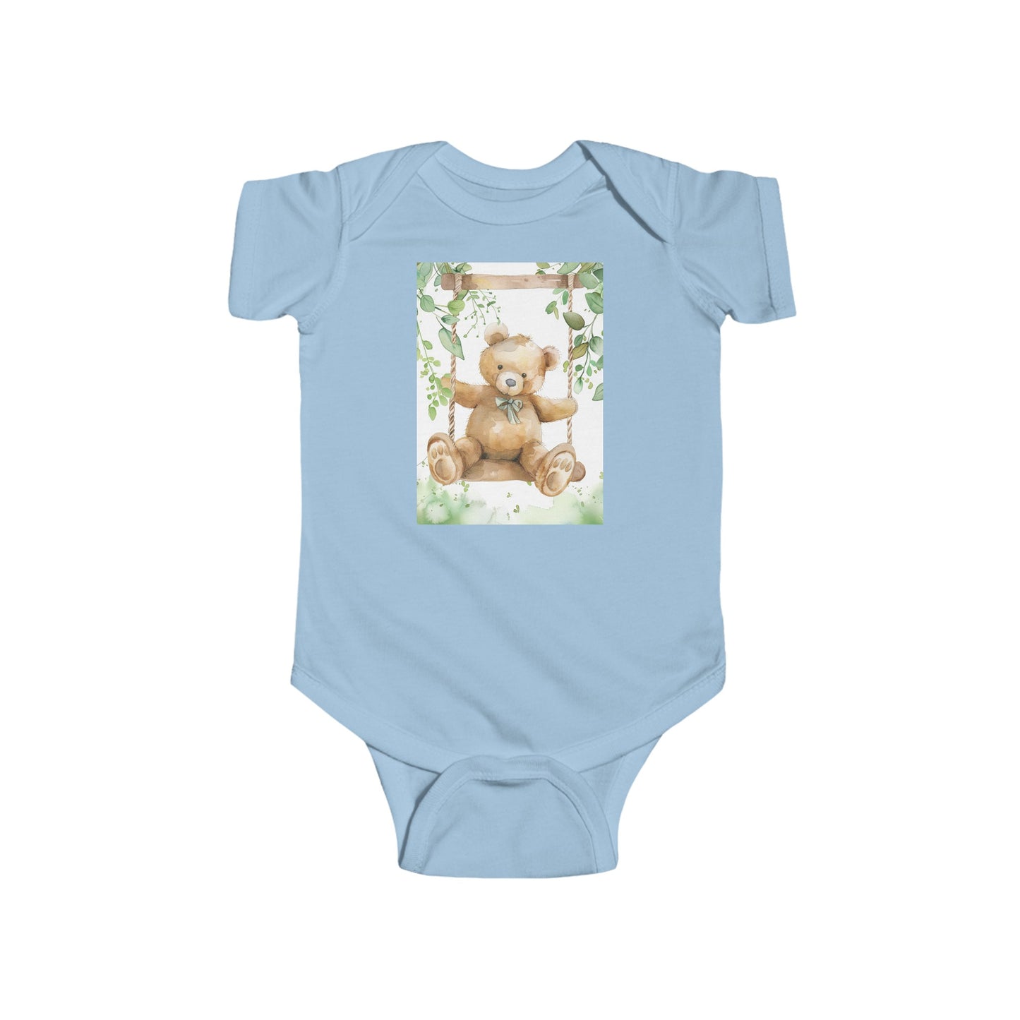 teddy bear swing Infant Fine Jersey Bodysuit