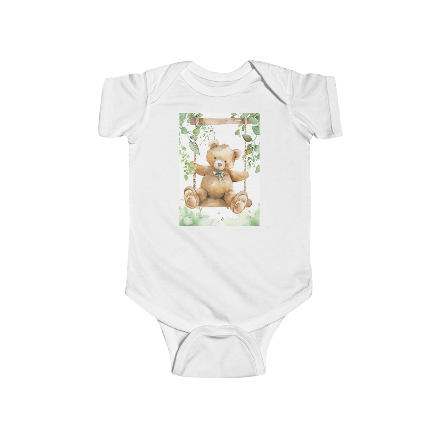 teddy bear swing Infant Fine Jersey Bodysuit