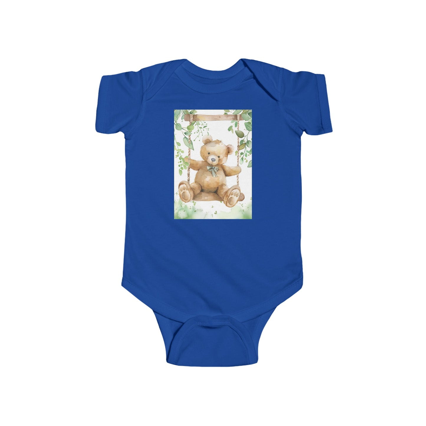 teddy bear swing Infant Fine Jersey Bodysuit