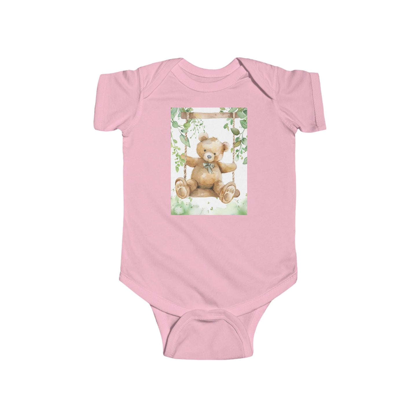 teddy bear swing Infant Fine Jersey Bodysuit