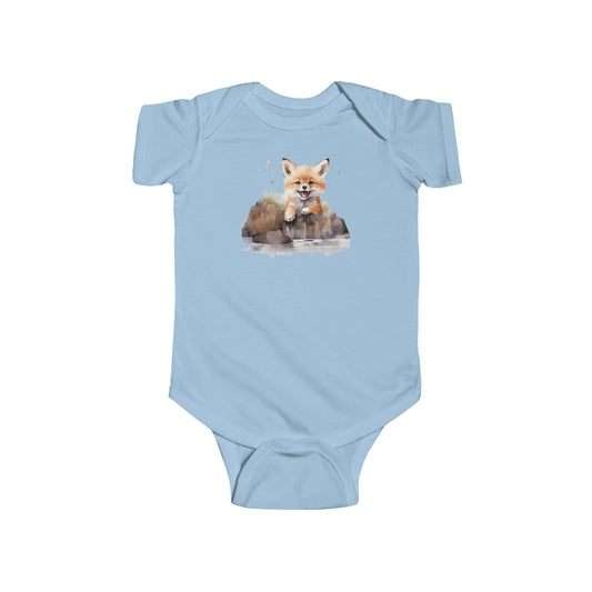 happy fox  Infant Fine Jersey Bodysuit