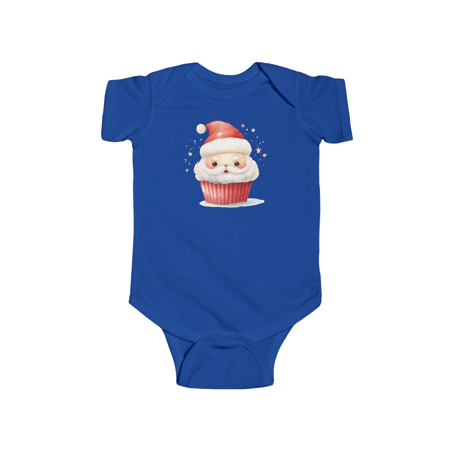 santa cupcake Infant Fine Jersey Bodysuit