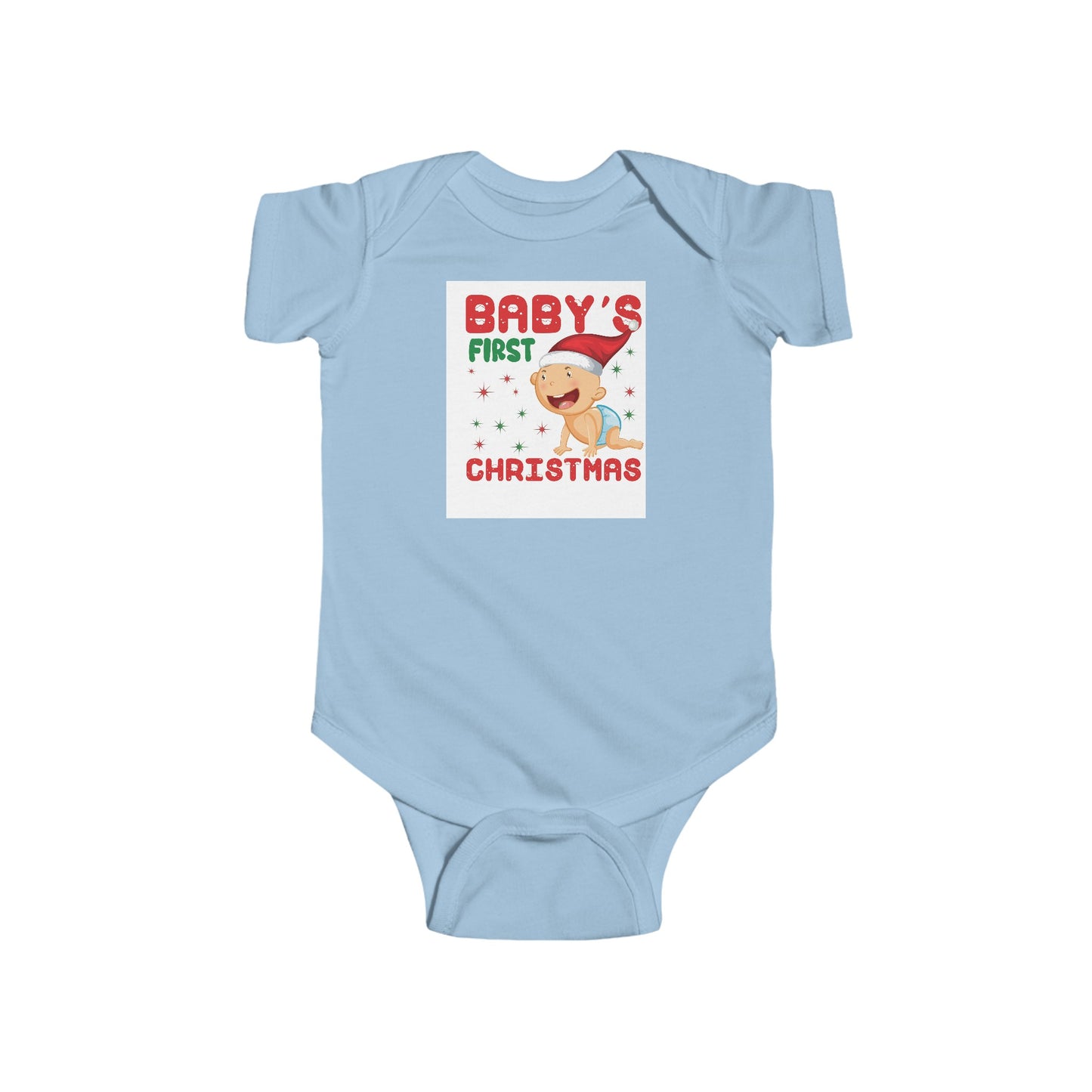 babys firsrt christmas Infant Fine Jersey Bodysuit