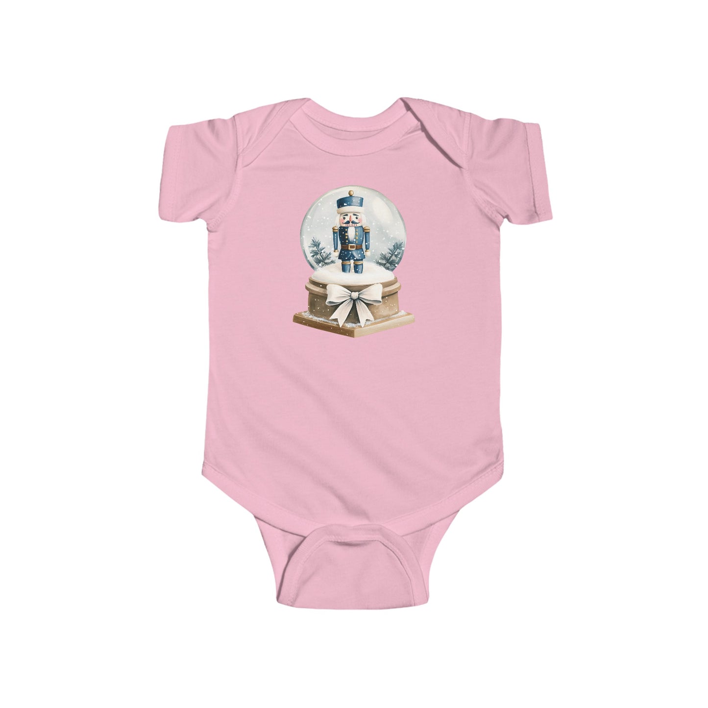 snow globe nutcracker Infant Fine Jersey Bodysuit