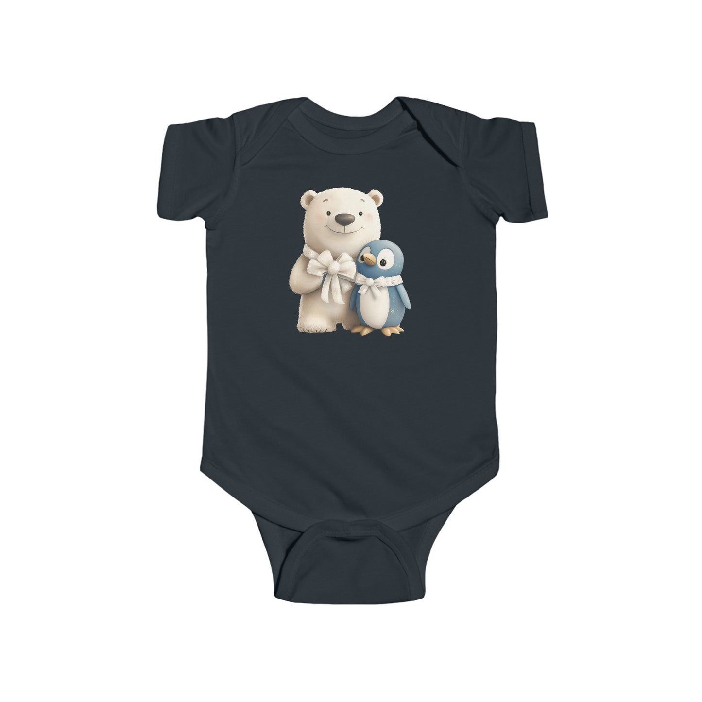 polar bear penguin Infant Fine Jersey Bodysuit