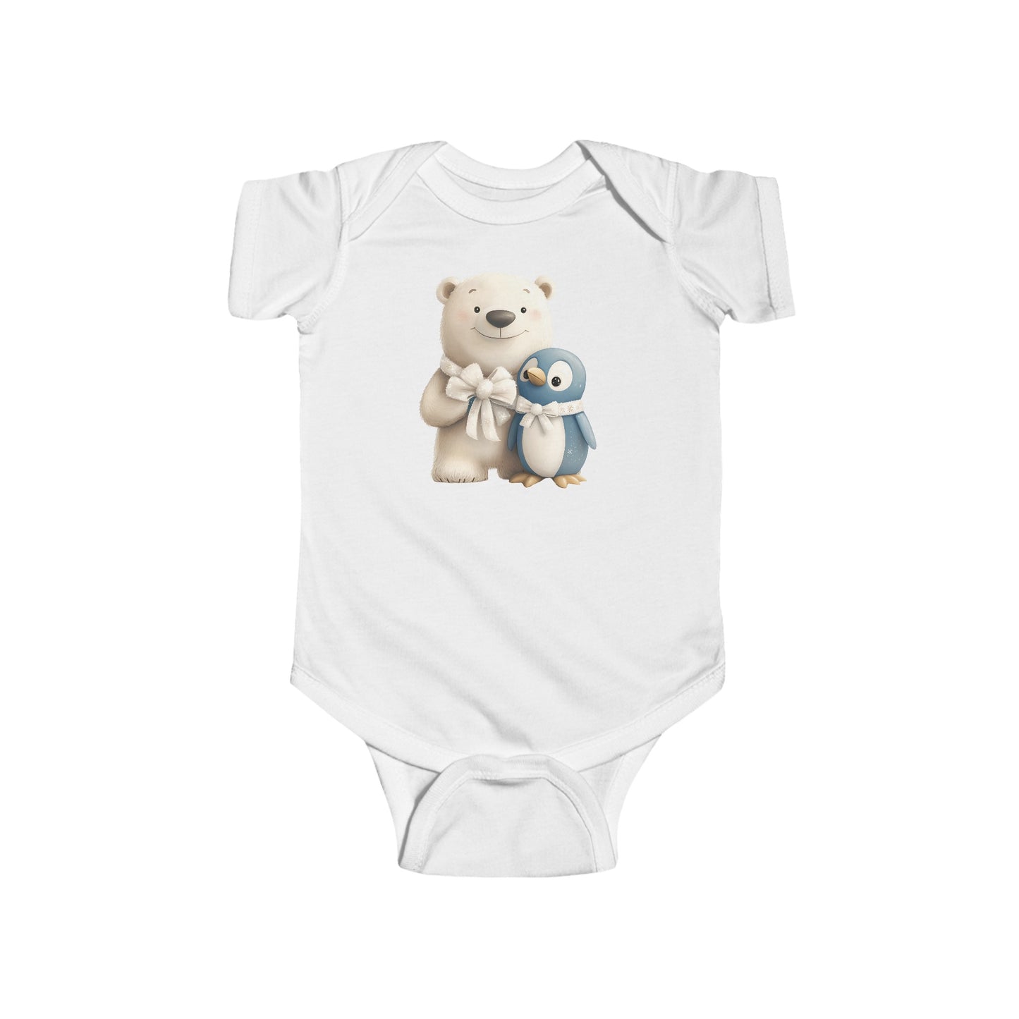 polar bear penguin Infant Fine Jersey Bodysuit