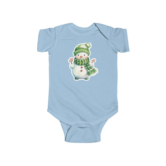 snowman Infant Fine Jersey Bodysuit