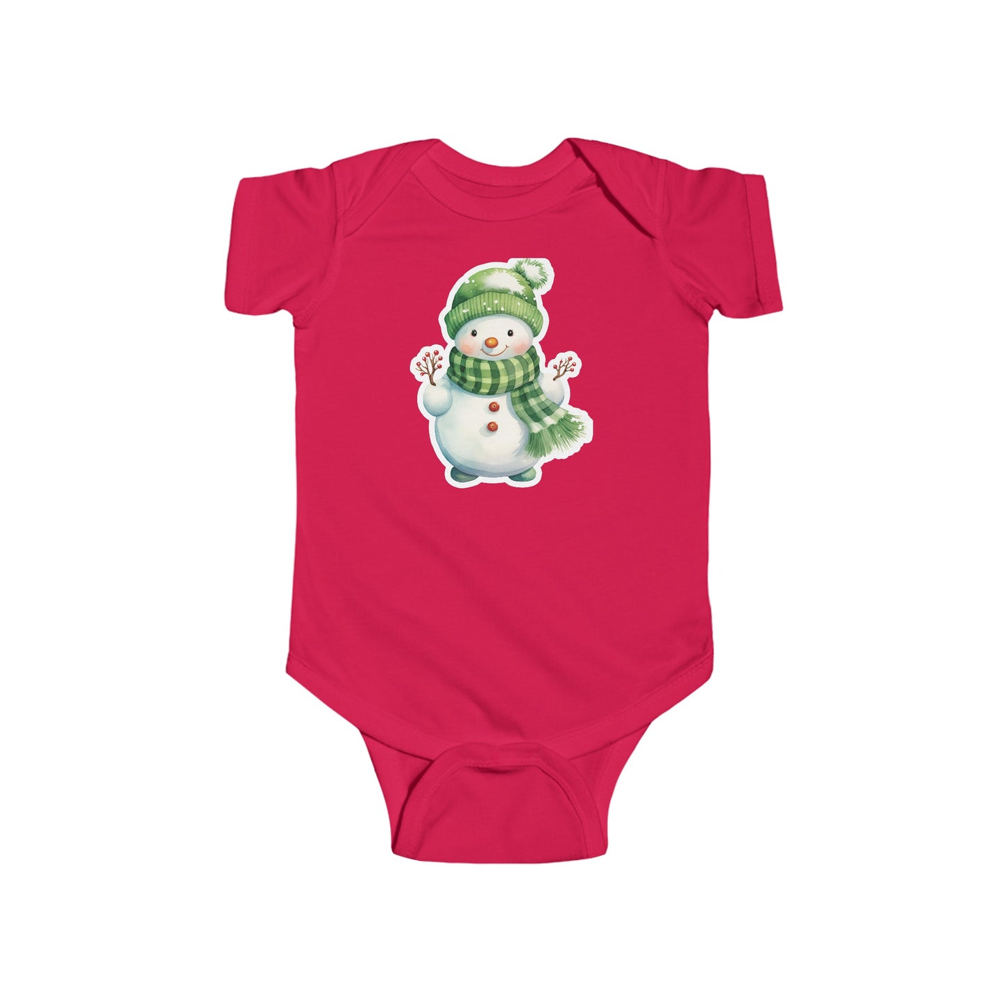 snowman Infant Fine Jersey Bodysuit