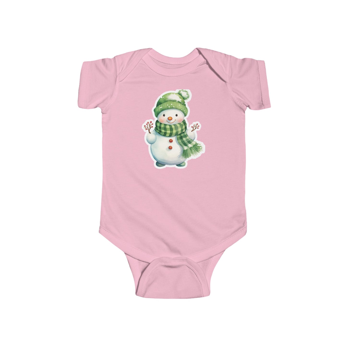 snowman Infant Fine Jersey Bodysuit