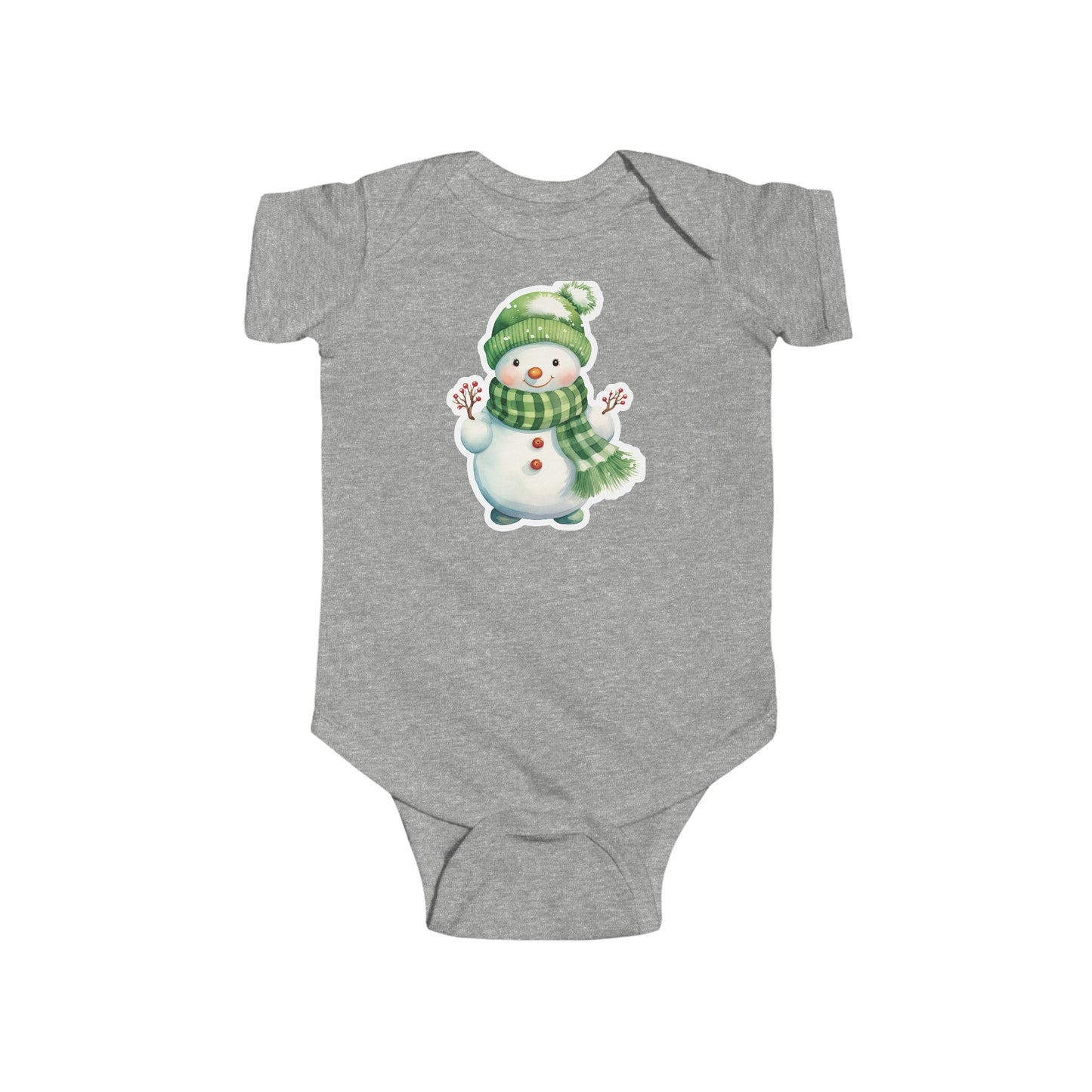 snowman Infant Fine Jersey Bodysuit