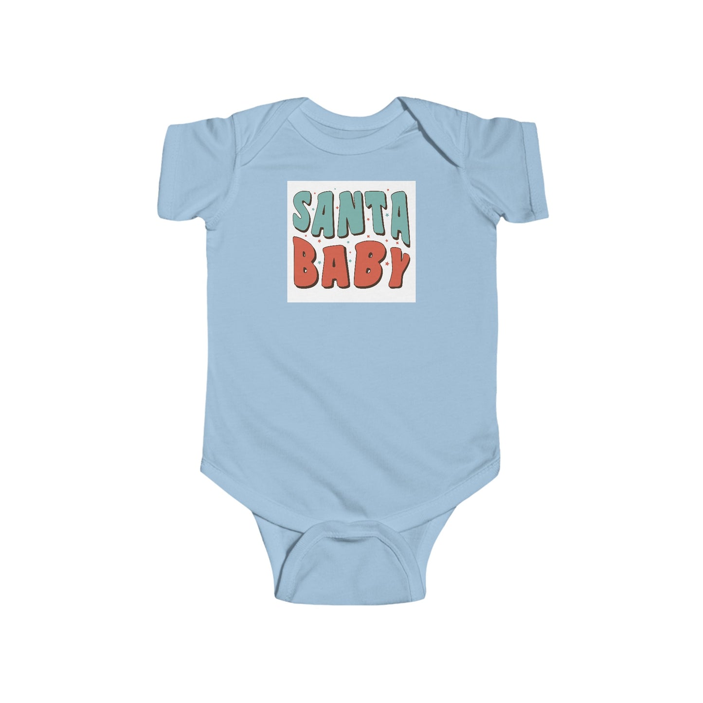 santa baby Infant Fine Jersey Bodysuit