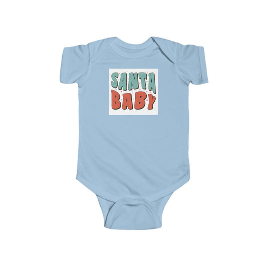 santa baby Infant Fine Jersey Bodysuit