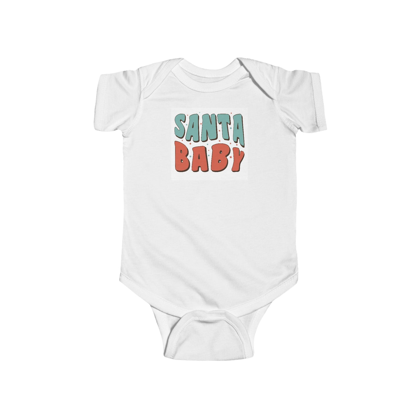 santa baby Infant Fine Jersey Bodysuit